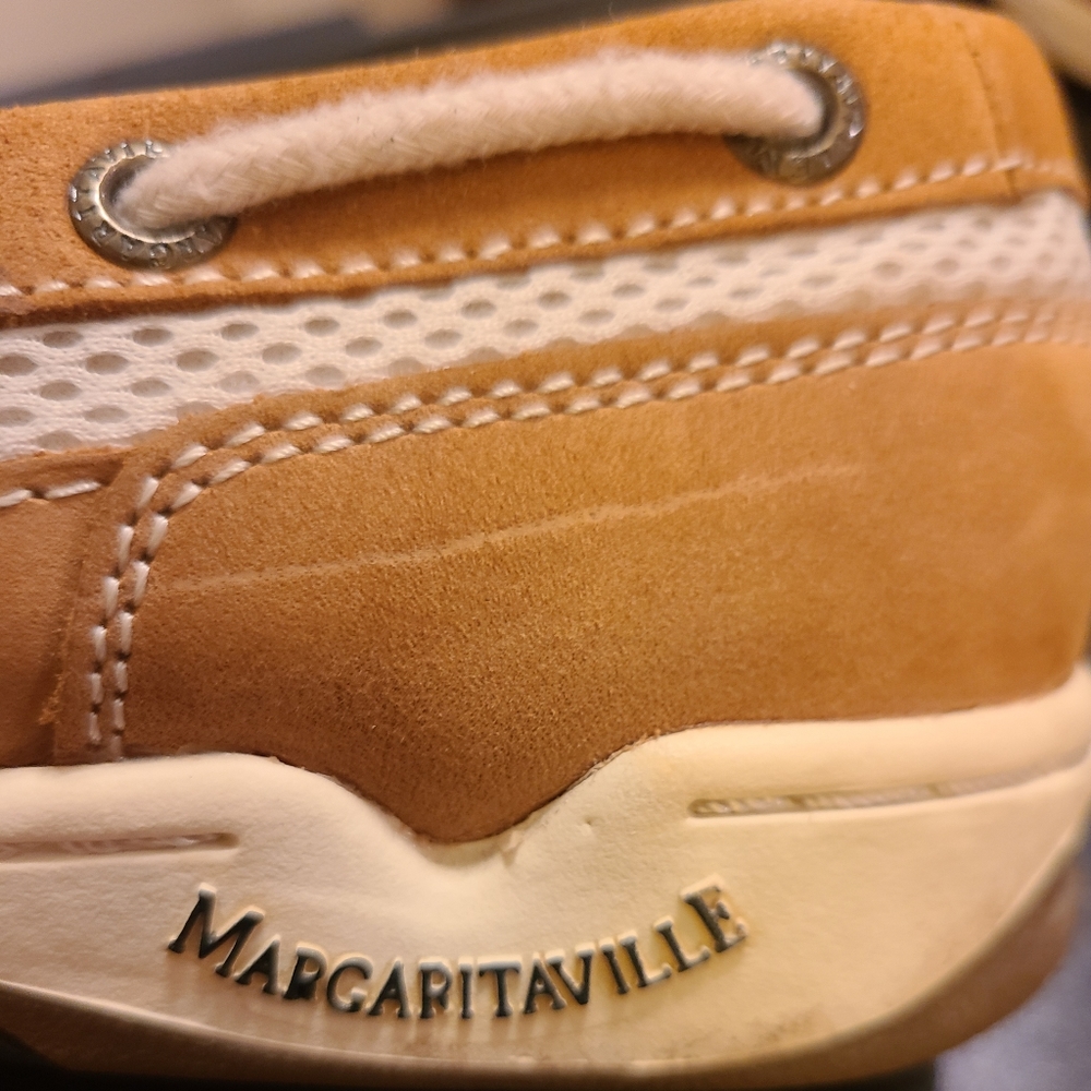 Margaritaville Womens Tan Leather Martinique MG9019H Boat Shoes Size US 8.5 - Picture 14 of 14